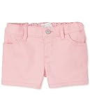 The Children's Place Baby and Toddler Girls Twill Shortie Shorts | Amazon (US)