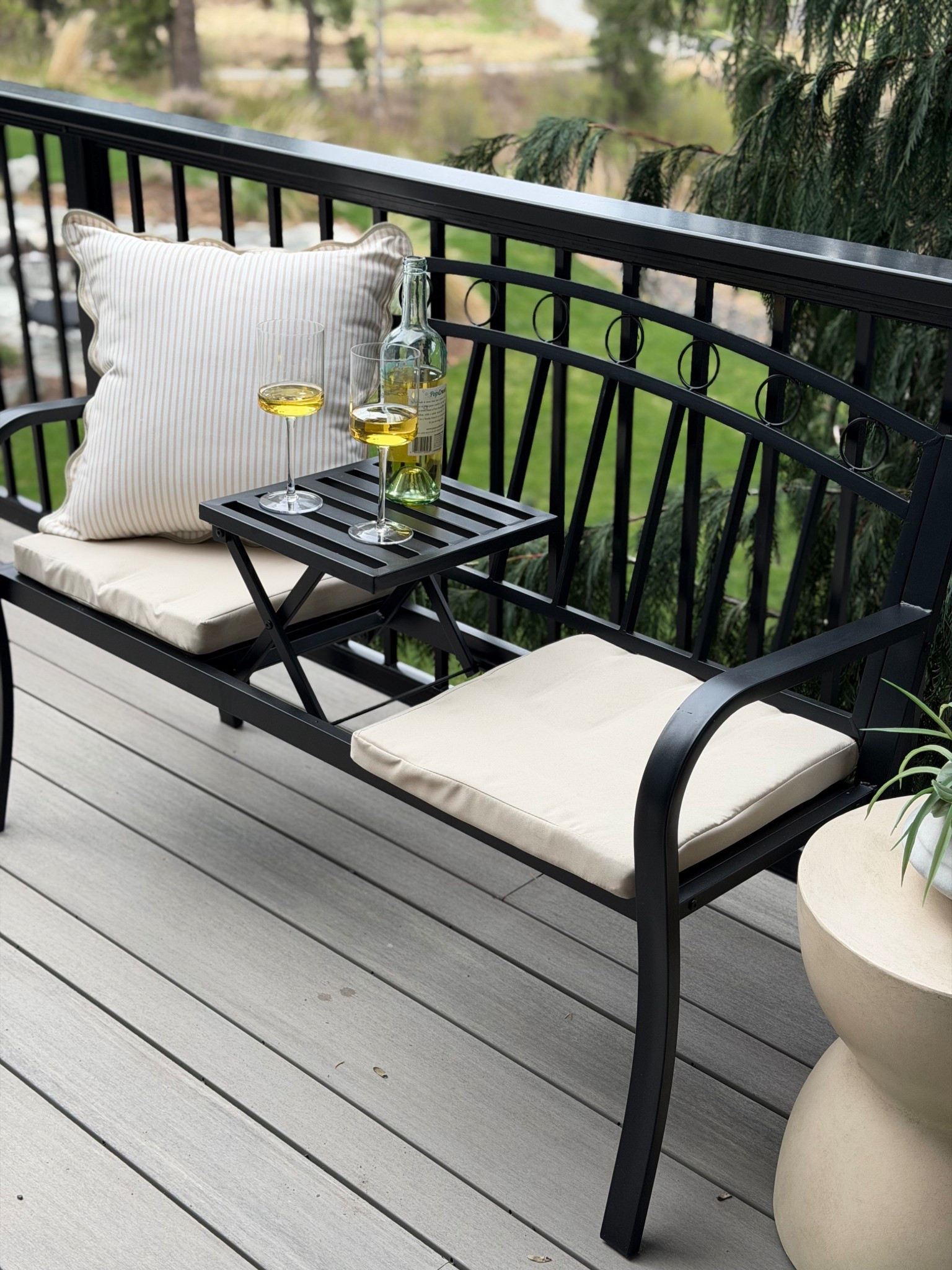 Cozy outdoor seating find, perfect for patio season!

Home, home finds, home decor, home accents, outdoor styling, outdoor seating, patio season, patio bench, patio styling 

#LTKmomlife #LTKSeasonal #LTKHome