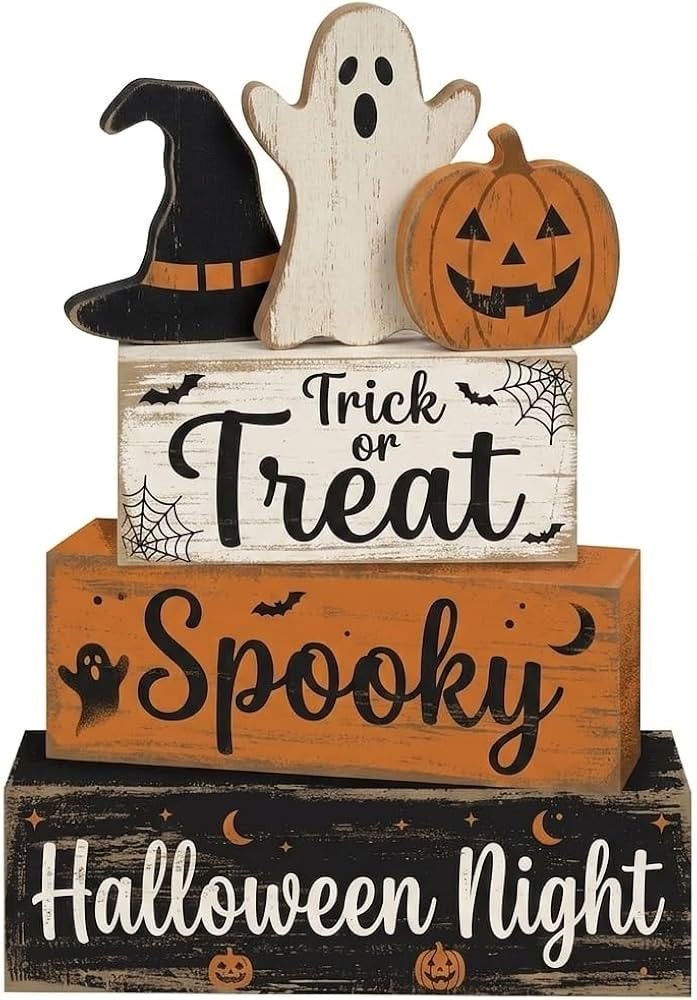 Vintage Halloween Decor Indoor, Halloween Table Decorations for Home | Amazon (US)