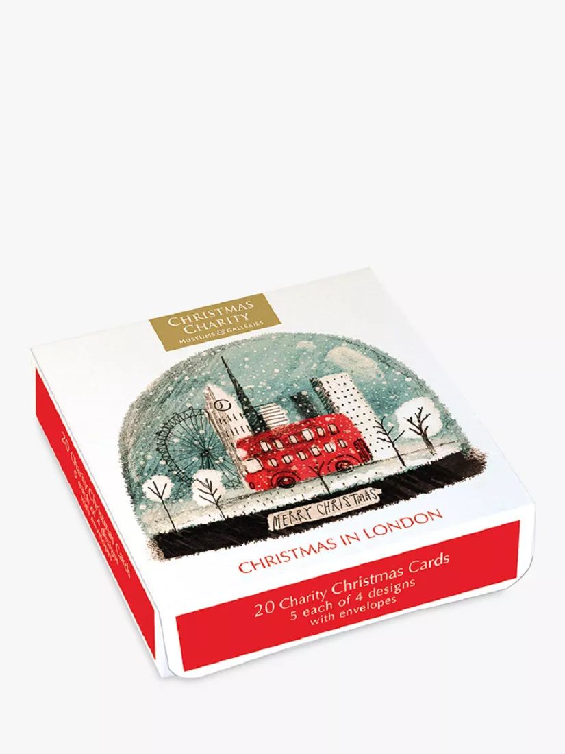 Museums & Galleries Christmas in London Charity Christmas Cards, Pack of 20 | John Lewis (UK)