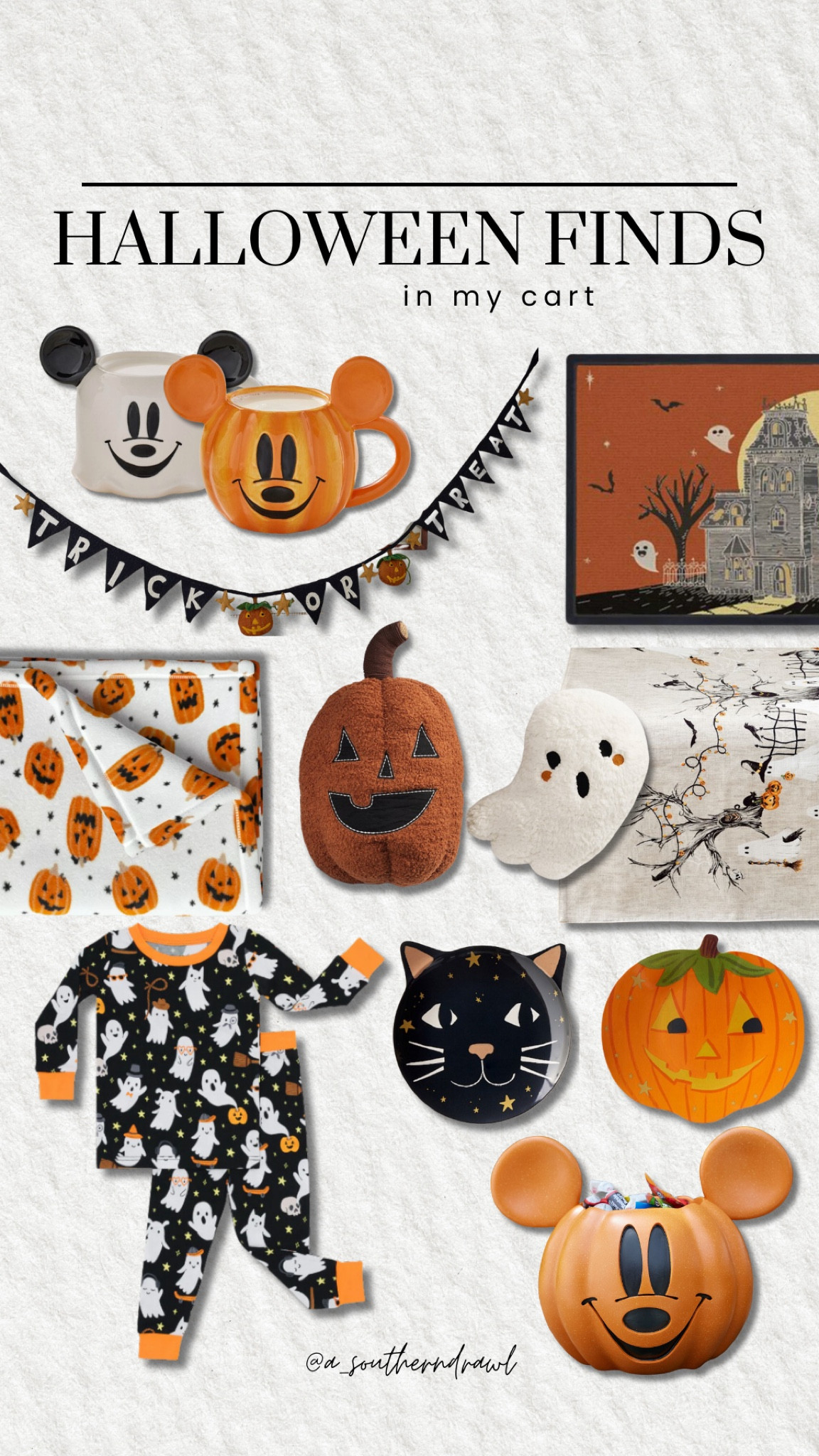 Halloween finds in my cart!!👻🎃🍂 lots of great finds from Pottery Barn!

pottery barn finds, halloween decor, fall decor, fall decorating, jammies, Halloween plates, mugs, garland, Grace White, A Southern Drawl

#LTKSeasonal #LTKHome #LTKStyleTip