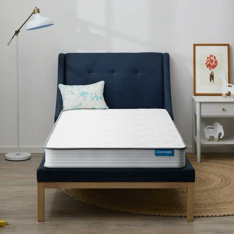 Linenspa Explorer 6" Twin Firm Tight Top Innerspring Coil Foam Mattress | Walmart (US)