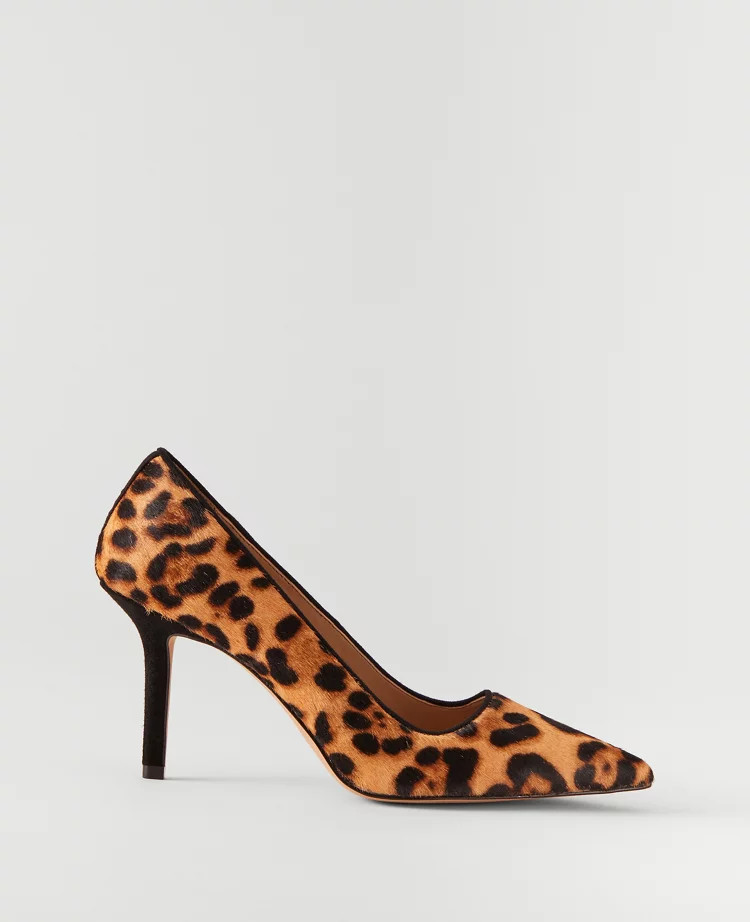 Mae Haircalf and Leather Pumps | Ann Taylor