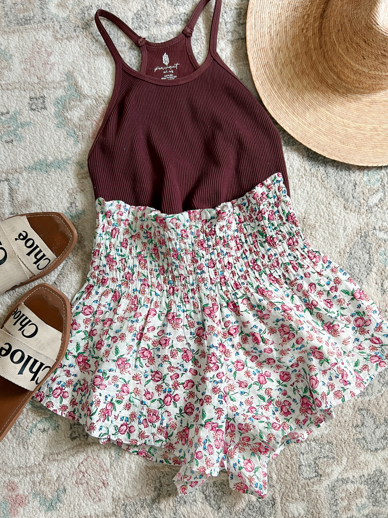 Found your favorite new casual summer outfit 💗 these ribbed bra tanks are so comfy. I wear them all year round as tank tops AND bras. Love the high waist ruffle on these shorts too

Free people, shorts outfit, summer outfit, summer outfit idea

#LTKsalealert #LTKFestival #LTKSeasonal