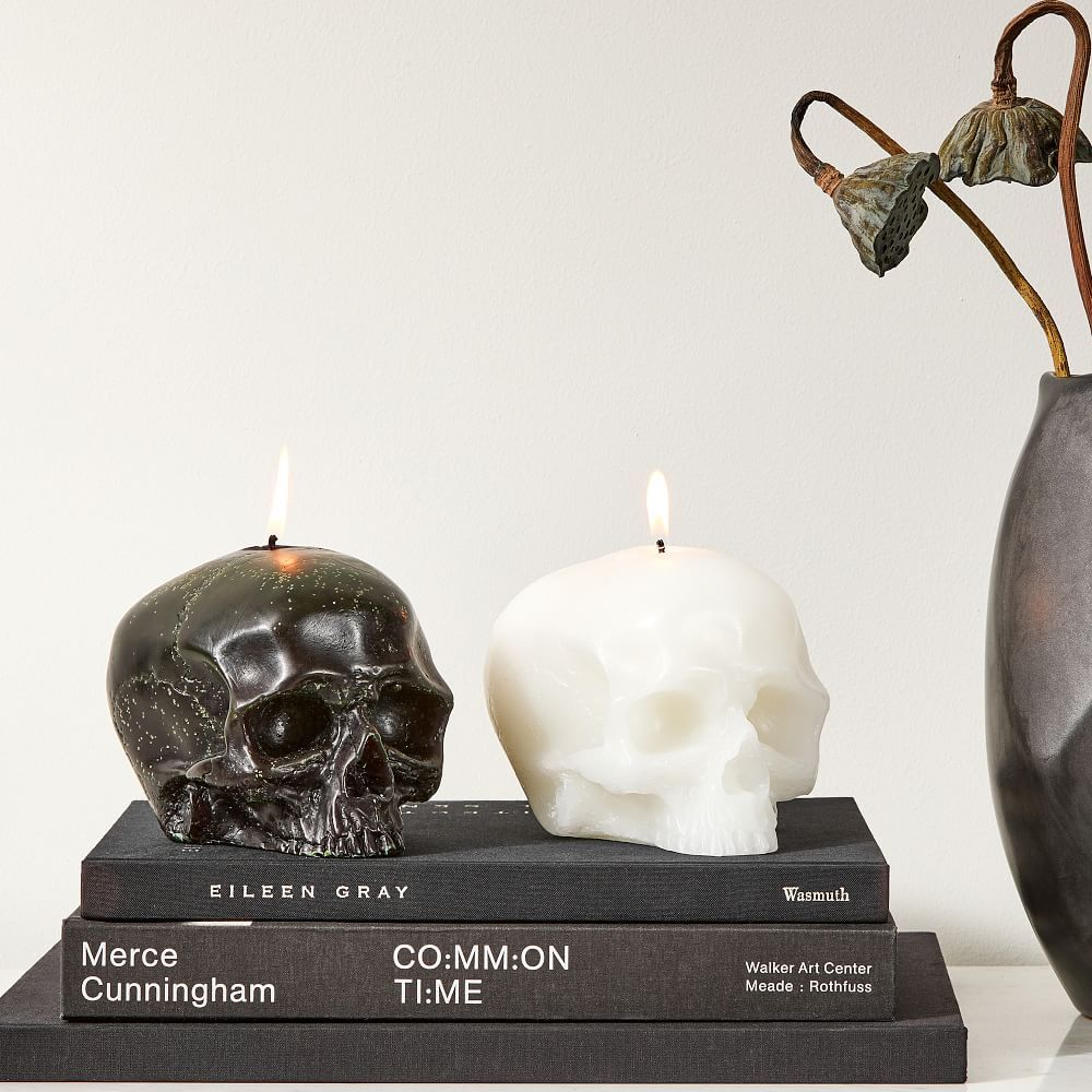 Molded Skull Candles | West Elm (US)