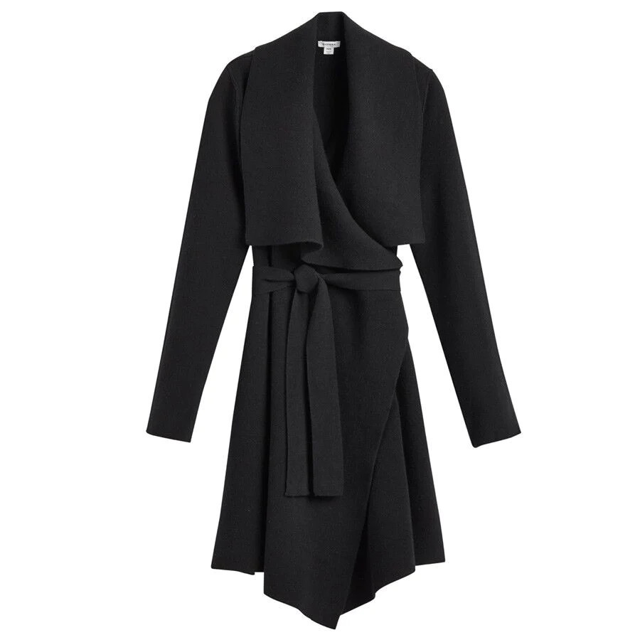 Wool Cashmere Short Wrap Coat | Cuyana