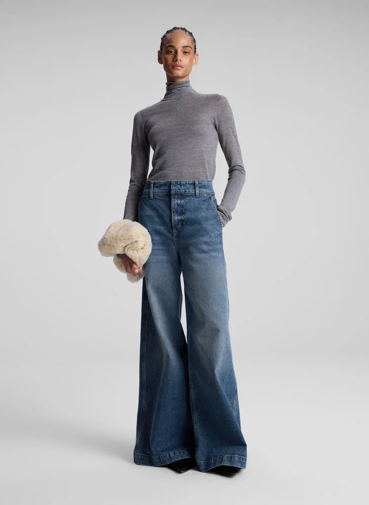 Grant Stretch Wide Leg Jean | A.L.C
