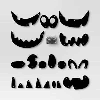 90pc Pumpkin Pusher Jack Face Halloween Decorative Prop Kit - Hyde and EEK! Boutique™ | Target