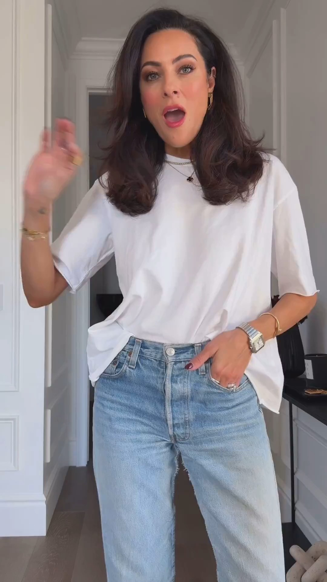 My go-to formula when I don’t want to think: a perfect white tee and vintage Levi’s as the base, then add personality with outerwear and accessories. Simple but not! ⚡️





Denim, versatile, heels, white tee 

#LTKOver40 #LTKSeasonal #LTKgrwm