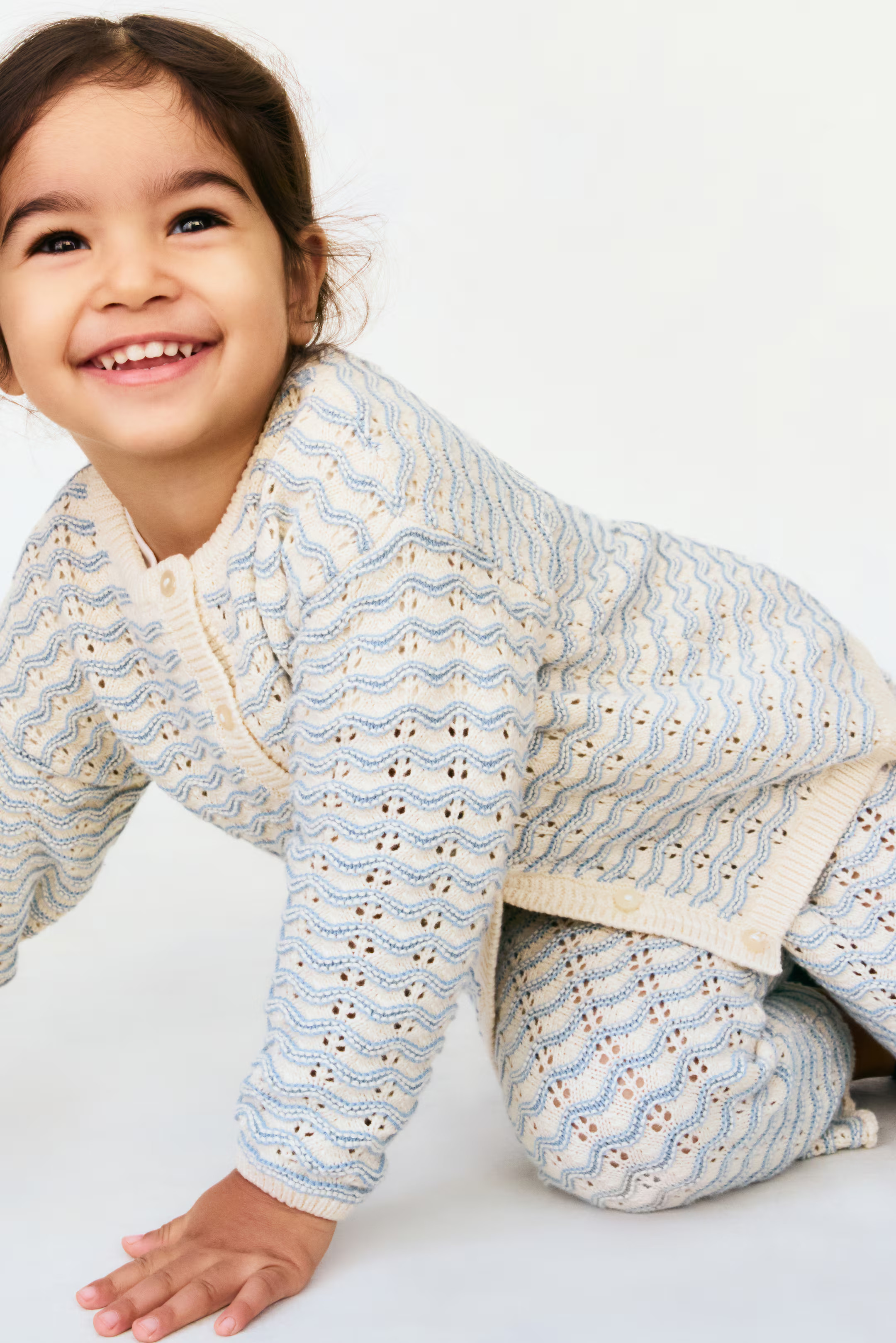 2-Piece Pointelle-Knit Cotton Set | H&M (US + CA)