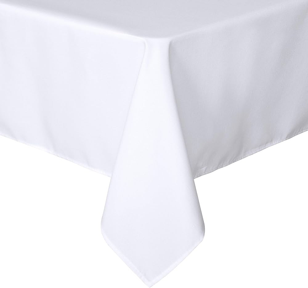 sancua Rectangle Tablecloth - 60 x 84 Inch - Stain and Wrinkle Resistant Washable Polyester Table... | Amazon (US)