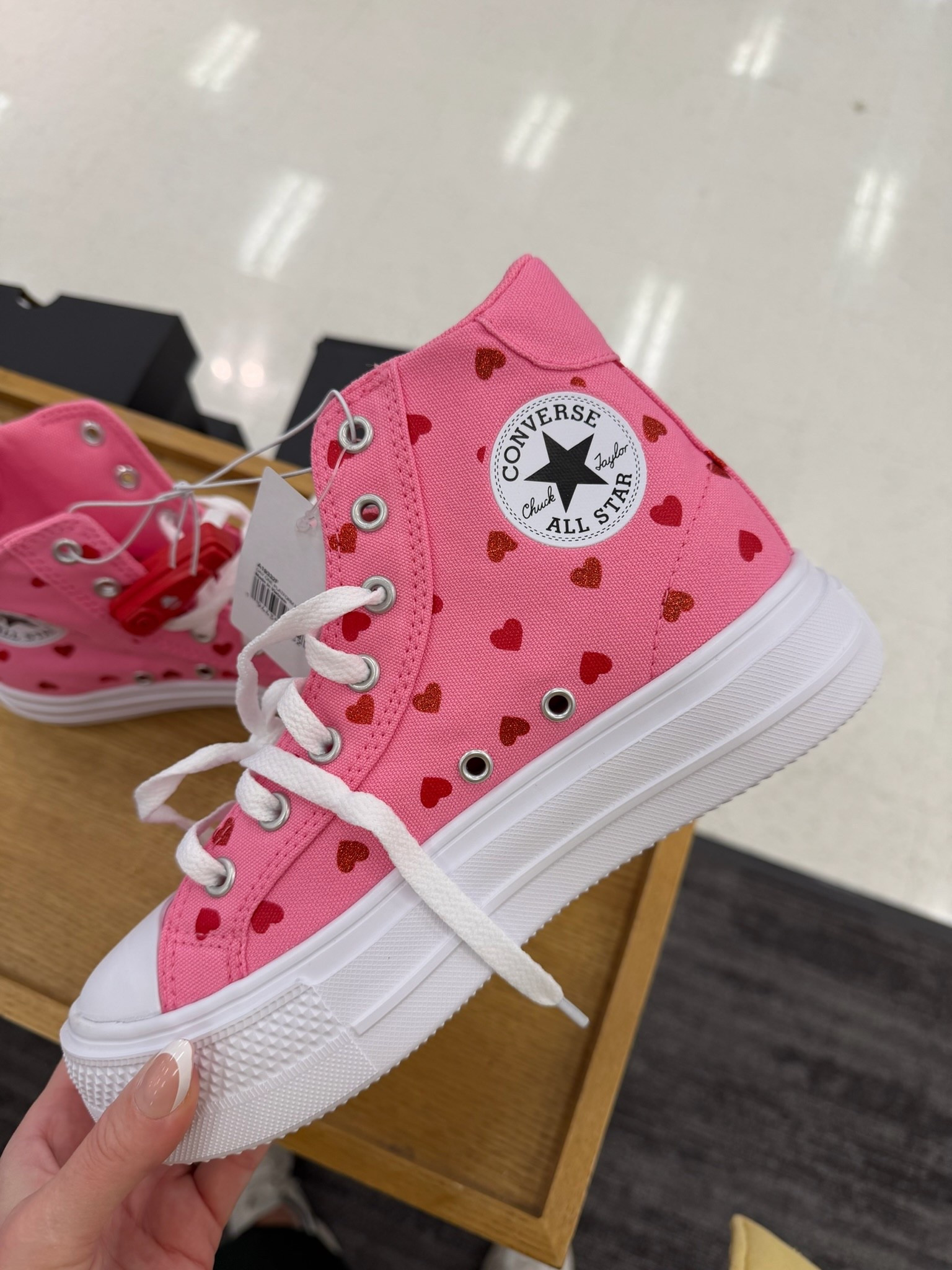 These little girls converse sneakers!! Can you even with the hearts all over!?! So cute! 

#LTKValentine #LTKmomlife #LTKKids