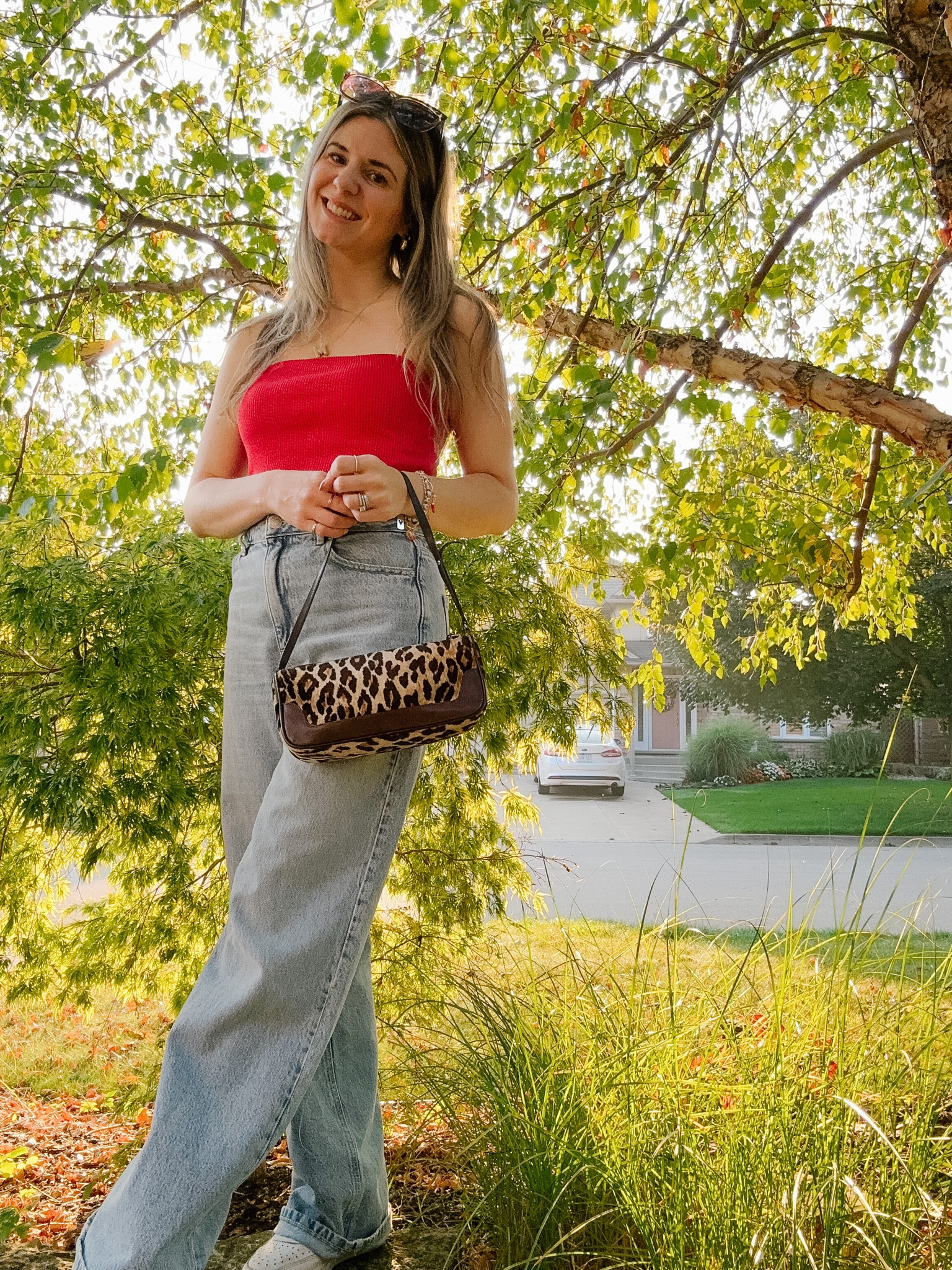 Fall outfit inspo from my latest instagram post. Linking all the items here size 26 Jean and size small for reference. Bag is vintage D&G  

#LTKcanada #LTKstyletip #FashionMonth
