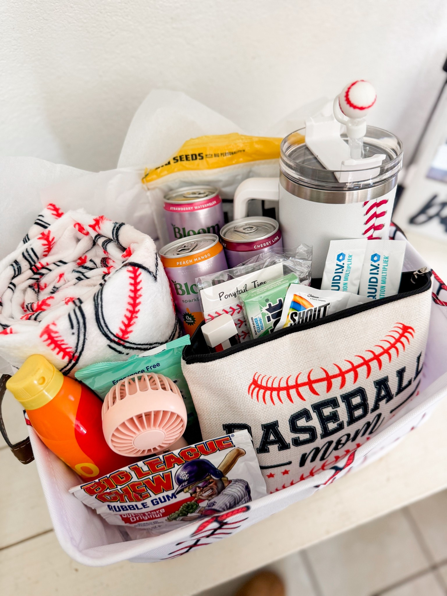 The perfect team mom gift basket or end of the season raffle basket! All the baseball mom must haves plus a few things for their ballers! 

#LTKGiftGuide #LTKSeasonal #LTKFamily