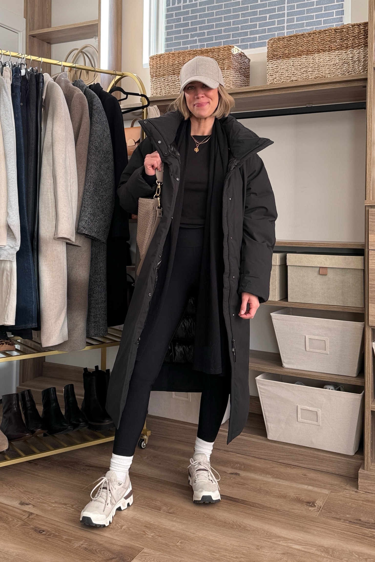 Wearing small fleece lined leggings, small long sleeve, small puffer coat, sneakers tts 

#LTKFindsUnder100 #LTKStyleTip #LTKFindsUnder50