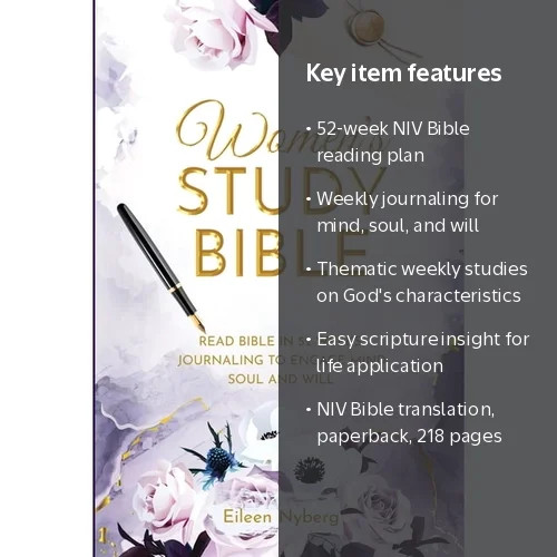 Women's Study Bible: Read Bible in 52-Weeks. Journaling to Engage Mind, Soul and Will. (Value Ver... | Walmart (US)