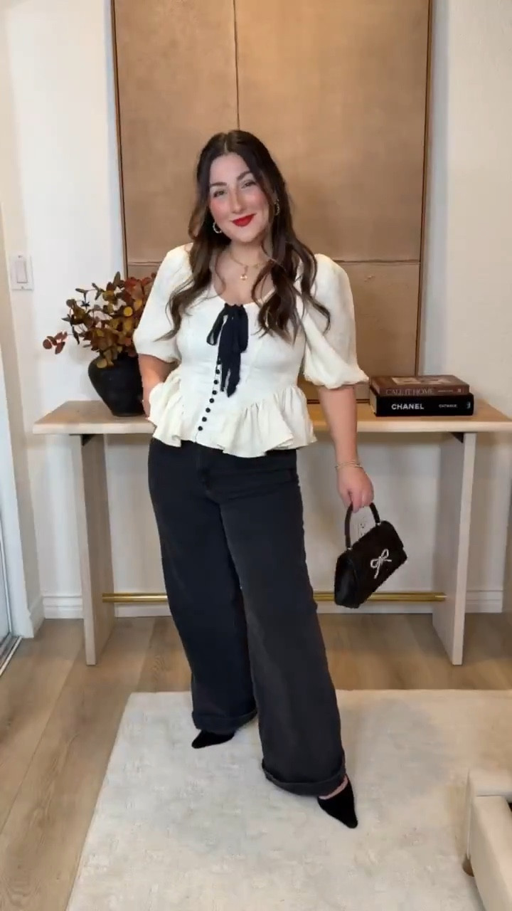 Holiday outfit inspo! 

Black and white bow top size xs 
Leopard bow top size xs 
Black jeans 28 petite
Kitten heels run tts 

Petite fashion, styled outfits, free people style #freepeoplestyle #fpstyle #freepeople


#LTKSeasonal #LTKHoliday #LTKWatchNow