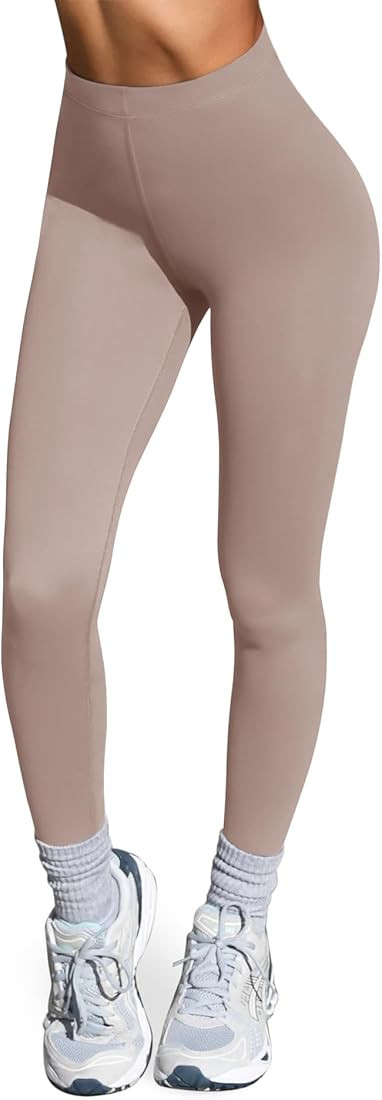 LASLULU High Waisted Workout Leggings for Women 27" Double Seamed Buttery Soft Compression Leggin... | Amazon (US)