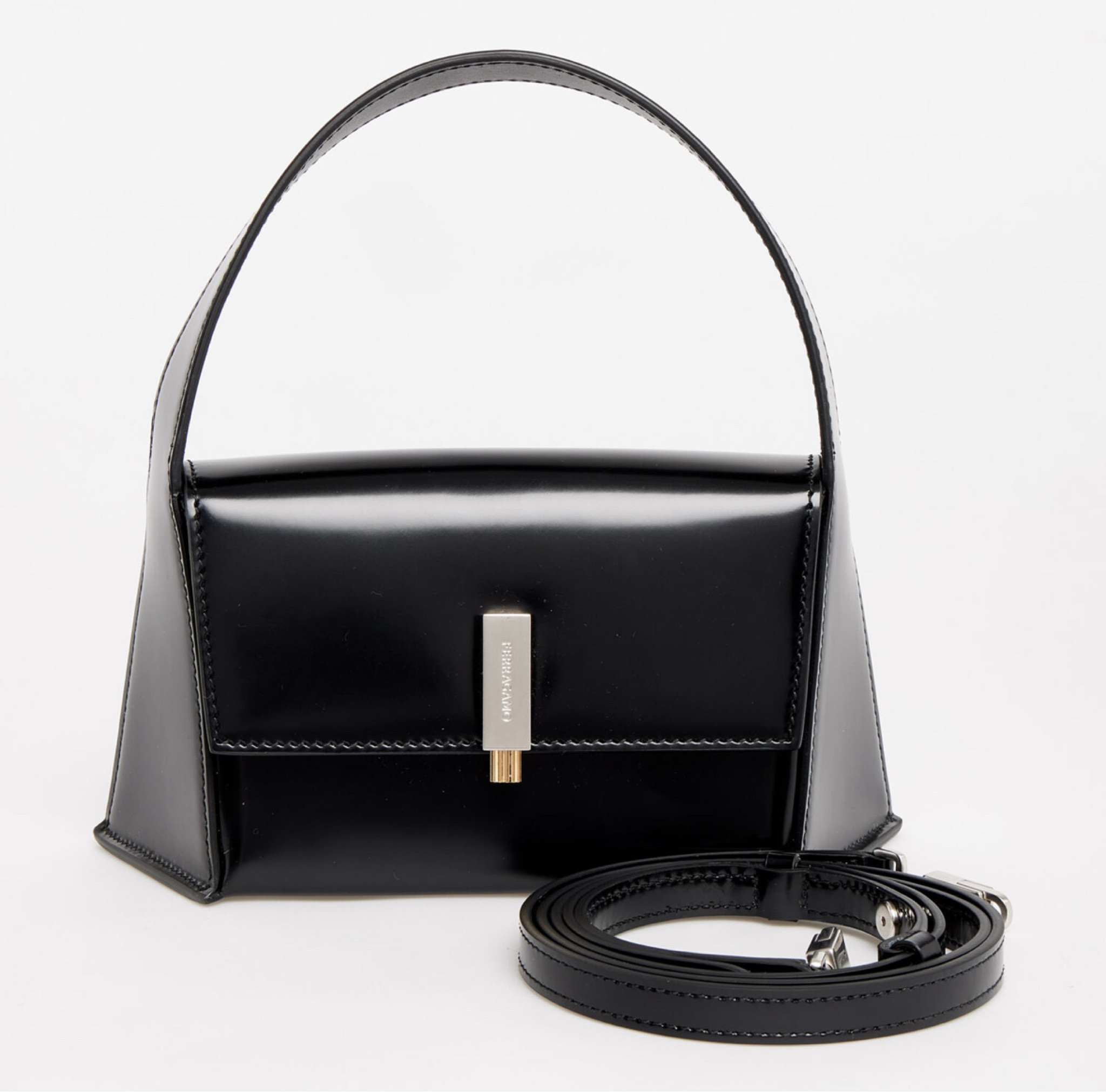 salvatore ferragamo black crossbody bag via tk-maxx website 

tk-maxx price: £799.99
RRP: £1,180.00

black top handle leather bag.m, designer find, elegant and sleek, high end finds 

#LTKluxury #LTKsale #LTKeurope