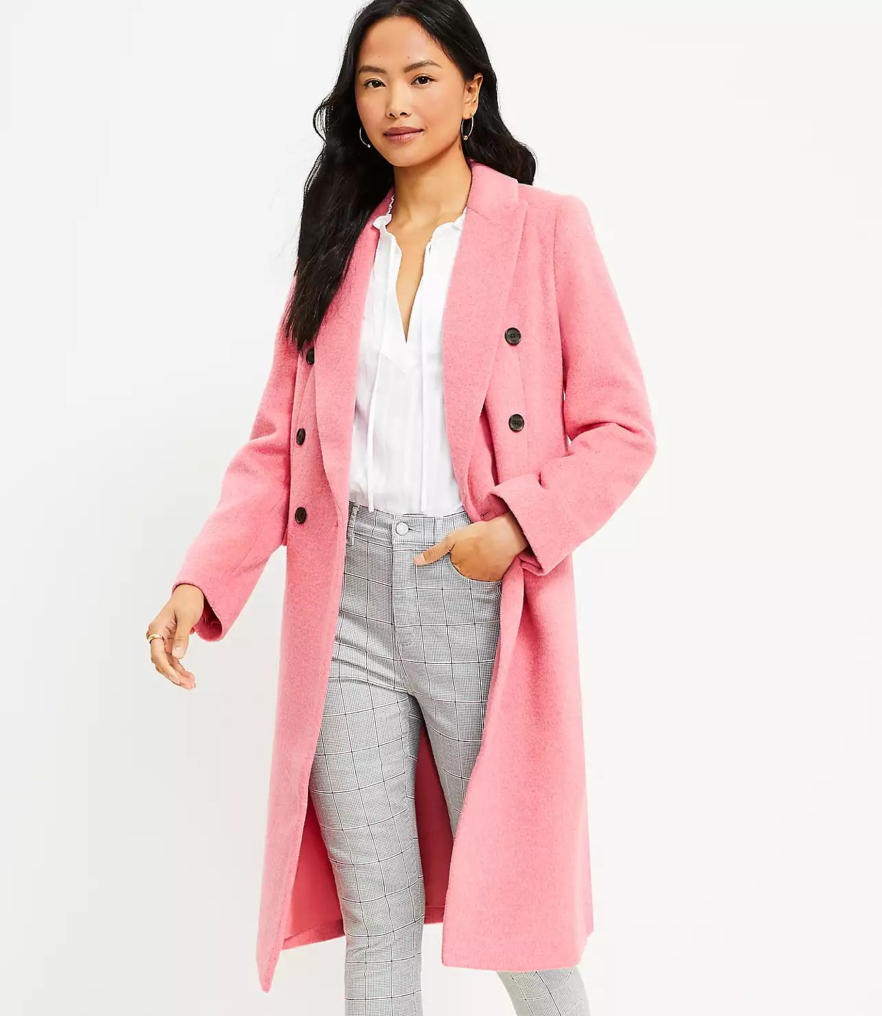 Double Breasted Coat | LOFT