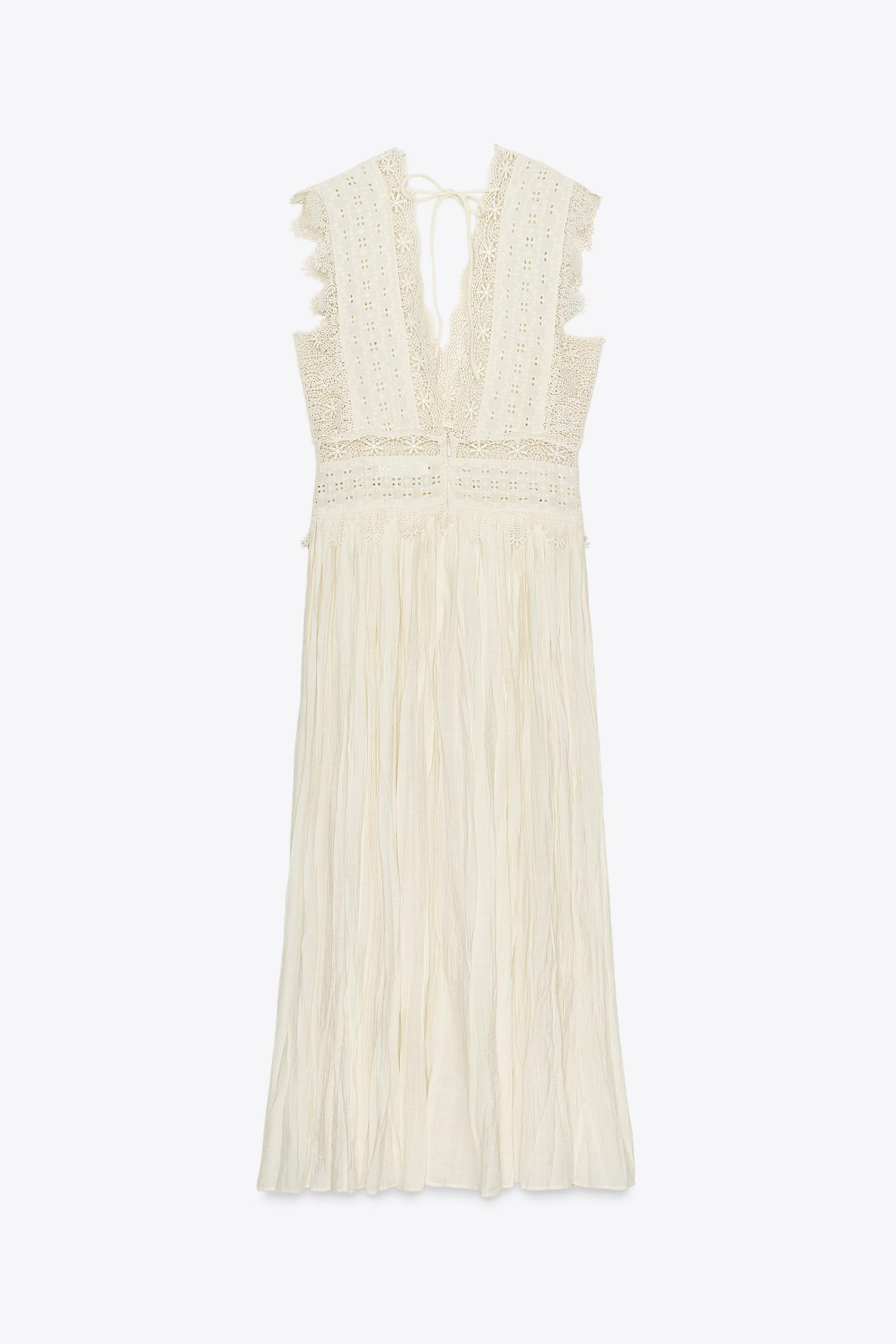 ZW COLLECTION LACE STRAP DRESS | Zara US