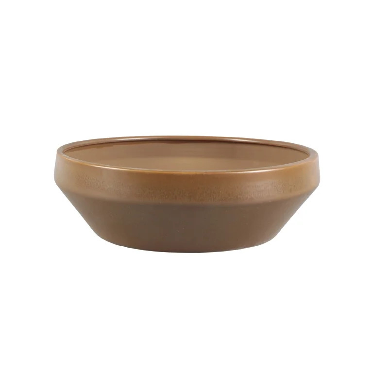 Better Homes and Gardens Brown Ceramic Bowl for Tabletops, 11.25 Inches | Walmart (US)