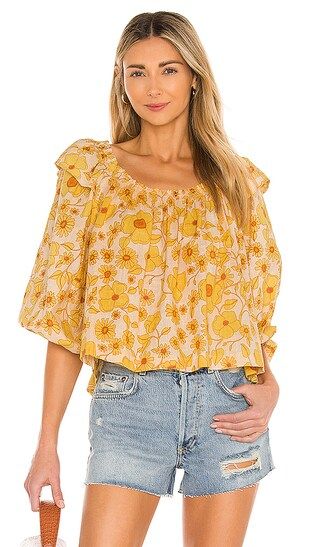 Miss Daisy Printed Top | Revolve Clothing (Global)