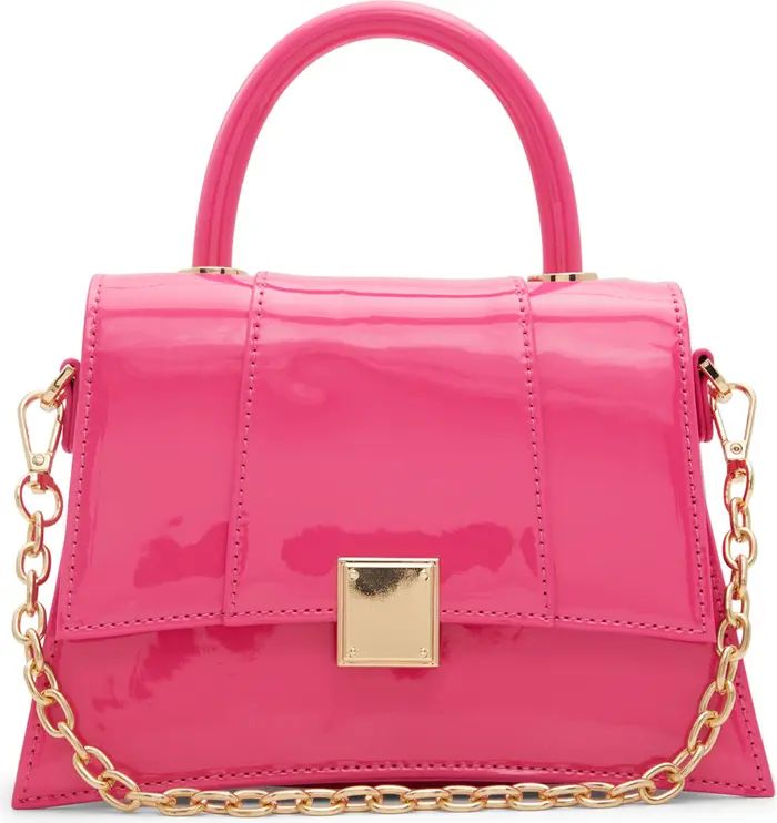 ALDO Kindraxx Patent Faux Leather Top Handle Bag | Nordstrom | Nordstrom