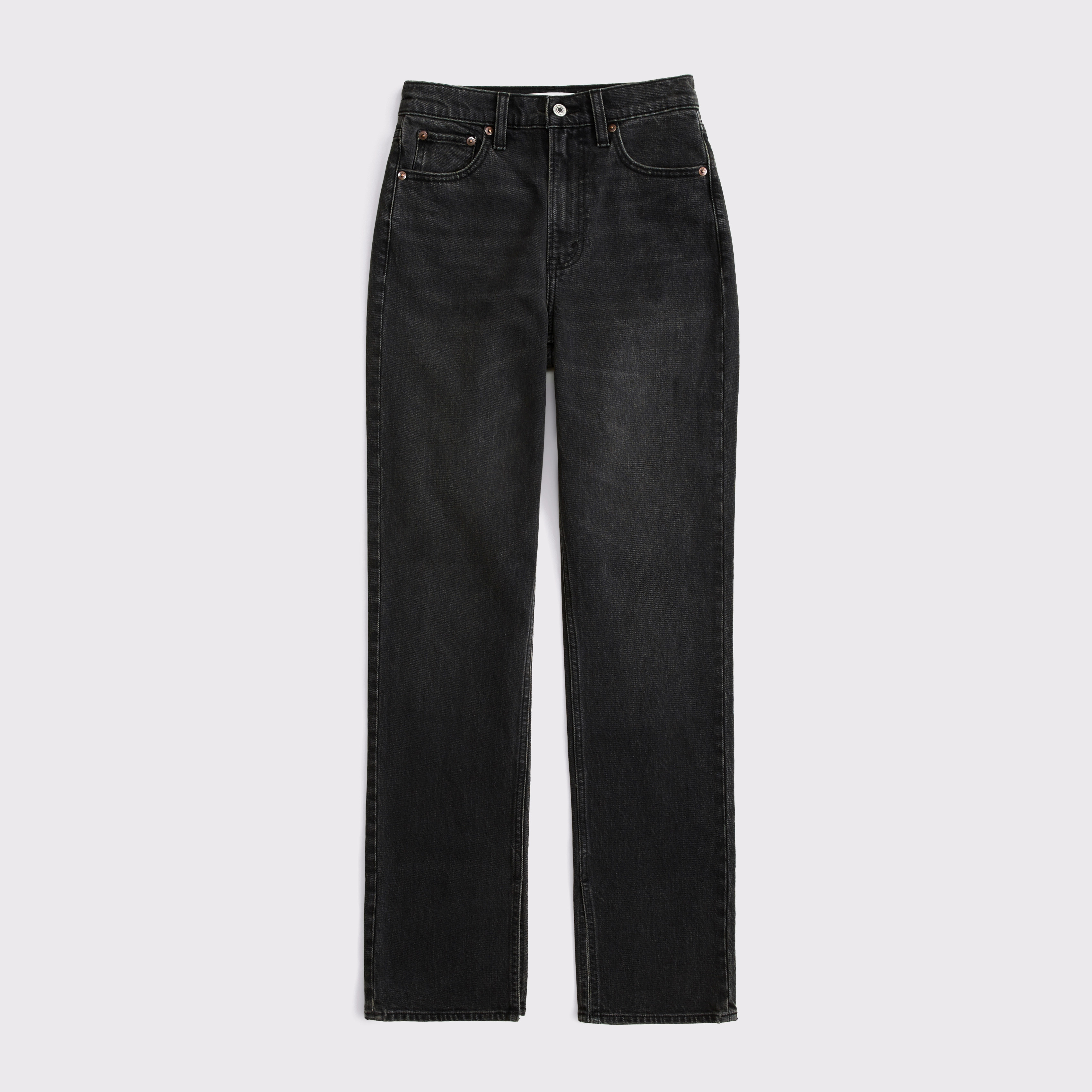 Curve Love Ultra High Rise 90s Straight Jean | Abercrombie & Fitch (US)