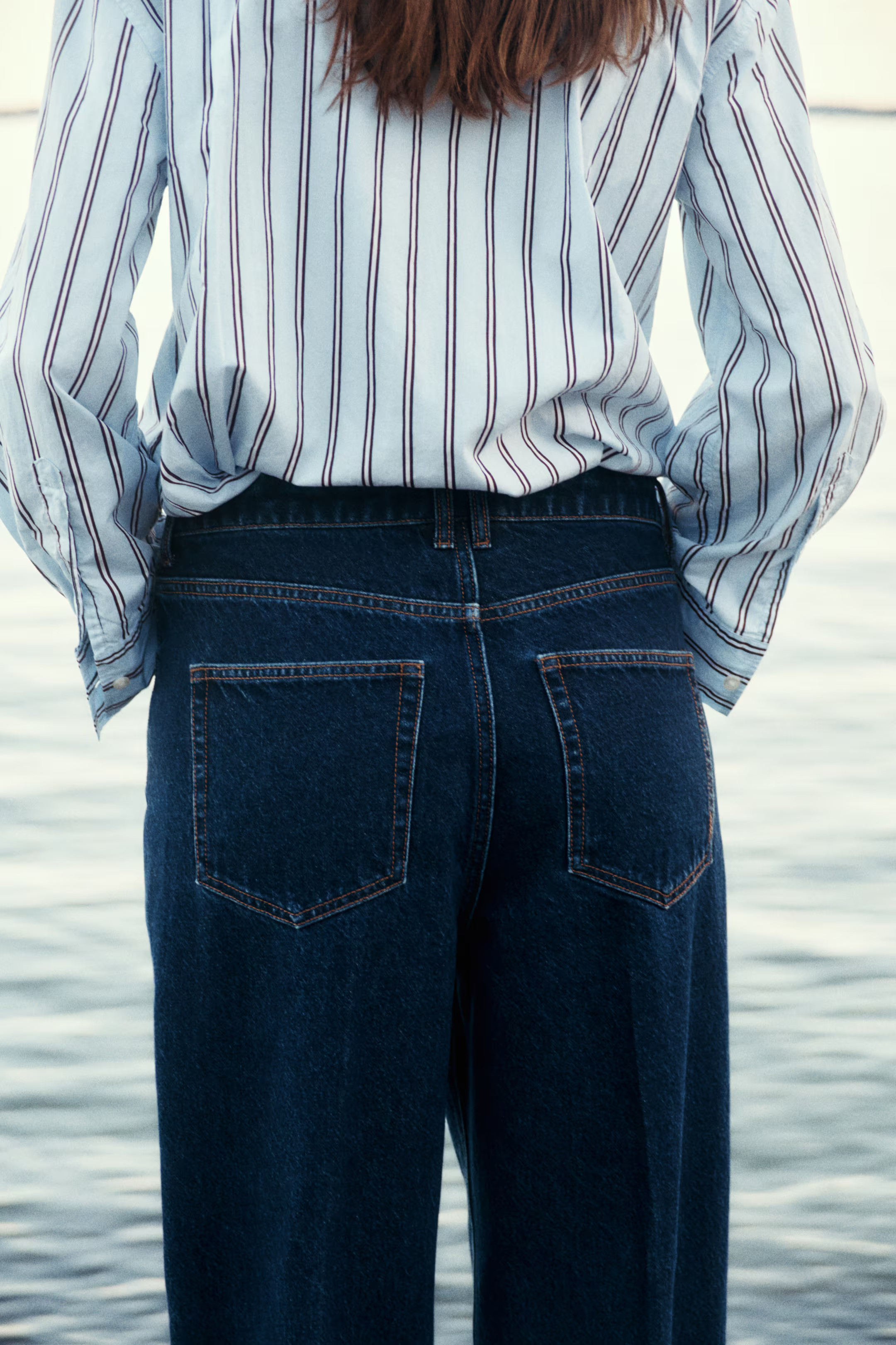 Creased Tapered Jeans | H&M (US + CA)