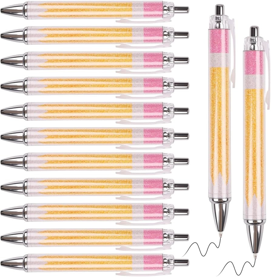 30PCS Teachers Pens Bulk,Retractable ballpoint pen Teacher Appreciation Gifts Best Teaching Gift ... | Amazon (US)