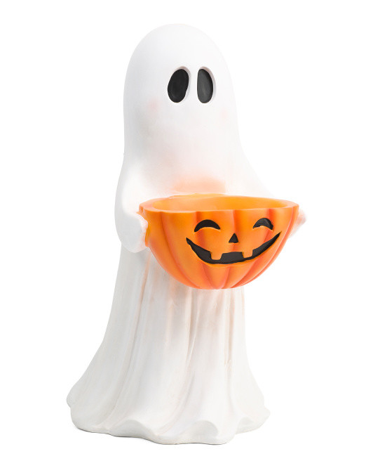 25in Outdoor Safe Ghost With Candy Bowl | Halloween | Marshalls | Marshalls