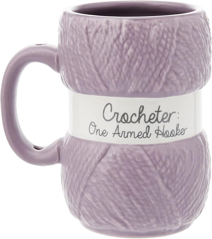 Boxer Gifts One Armed Hooker Novelty Gag Crochet Mug | Realistic Yarn Detailing | Funny Christmas... | Amazon (US)