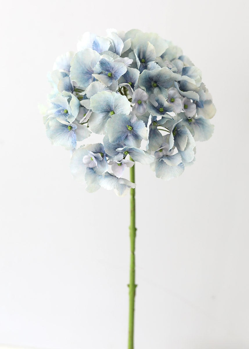 Blue Grey Fake Hydrangea Flower - 20.5" | Afloral (US)