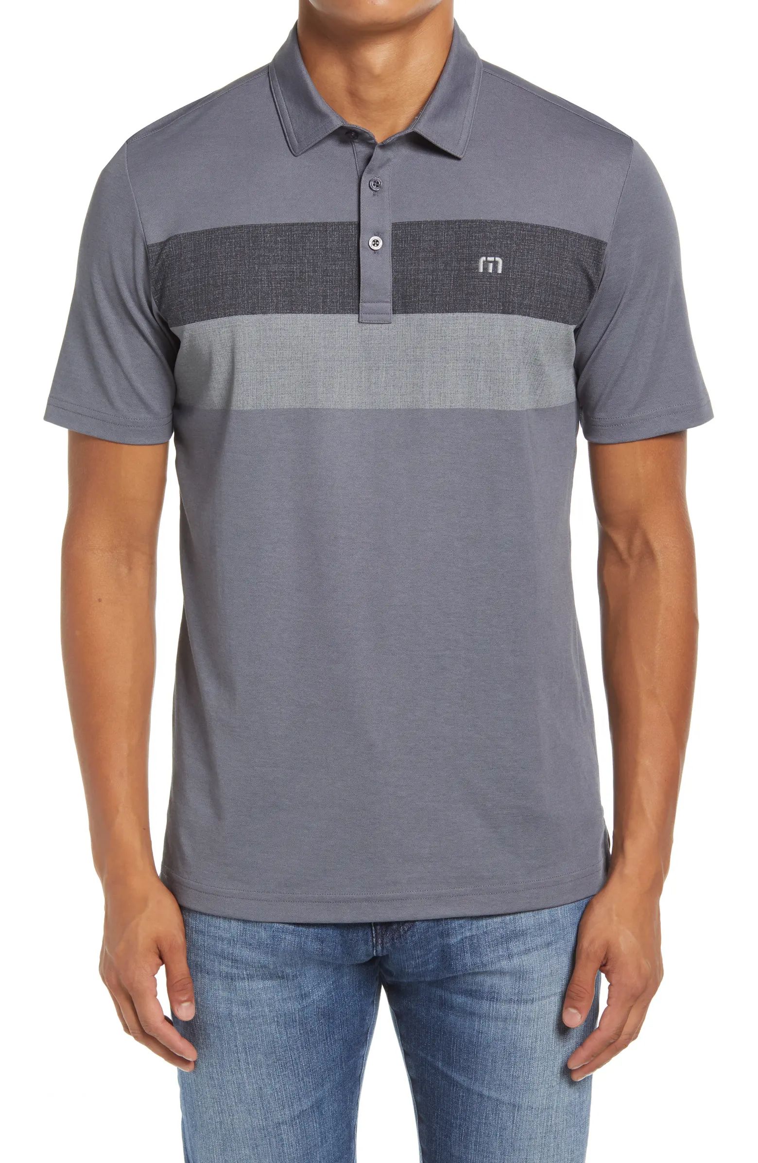 TravisMathew Nearly There Stripe Piqué Polo | Nordstrom | Nordstrom