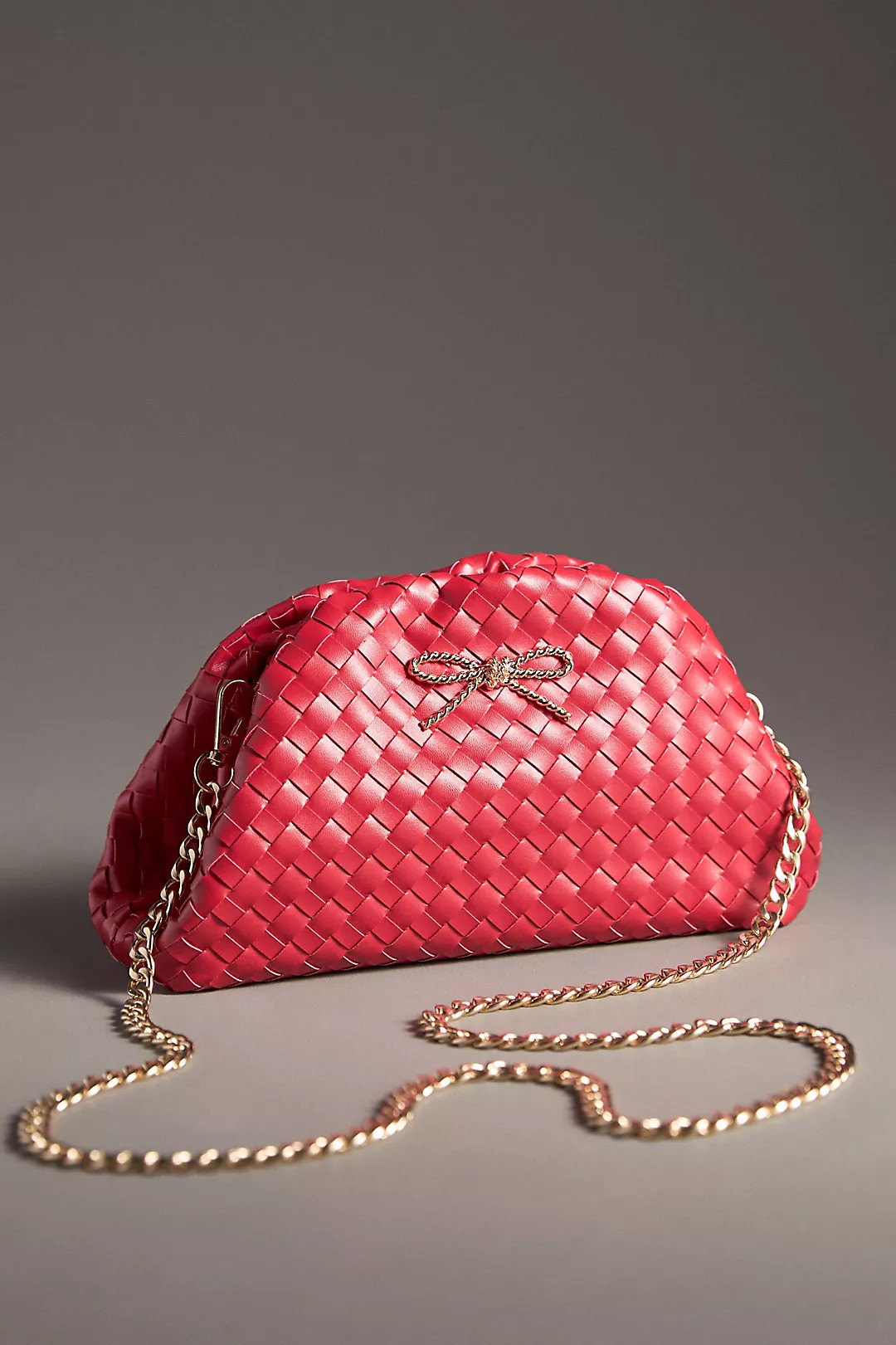 The Frankie Mini Clutch: Woven Bow Edition | Anthropologie (US)