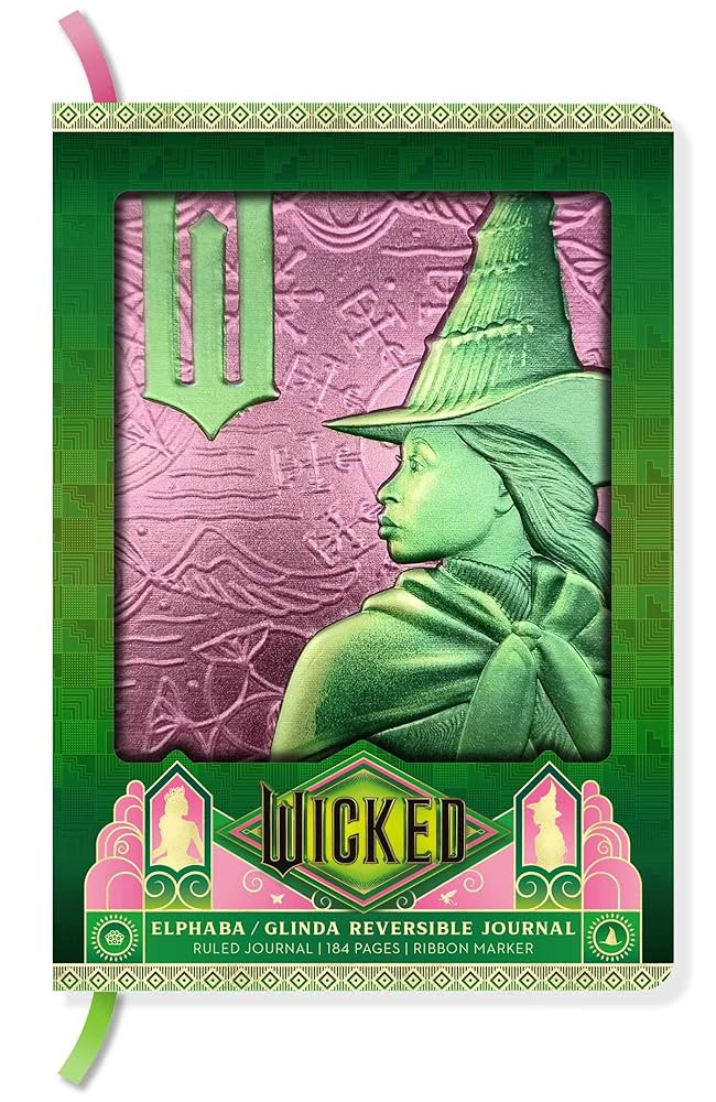Wicked: Elphaba / Glinda Reversible Sculpted Journal | Amazon (US)