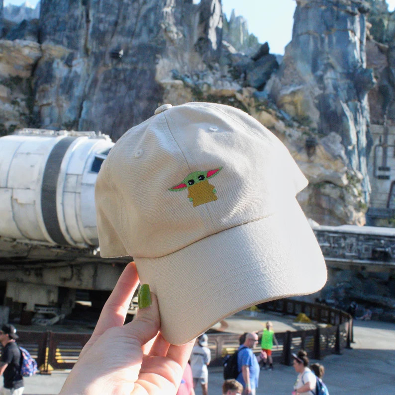 Baby Yoda Star Wars Embroidered Dad Hat - Etsy | Etsy (US)