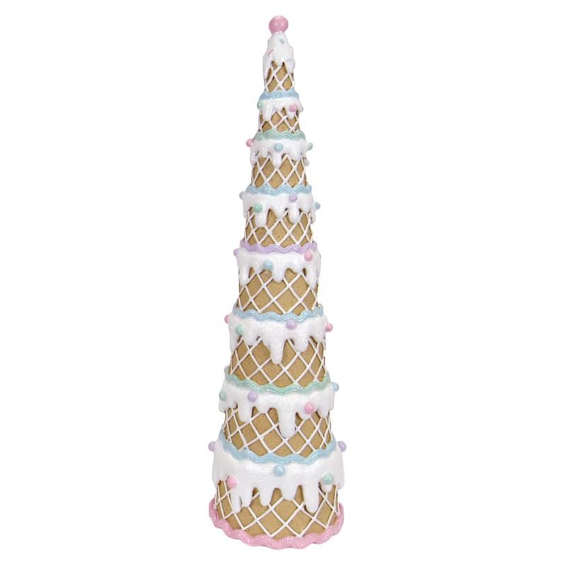 Mrs. Claus' Bakery Waffle Tree with Frosting, 16" | At Home