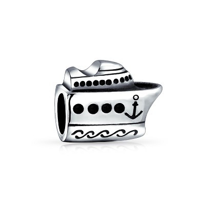 Bling Jewelry .925 Sterling Silver Travel Ocean Liner Yacht Boat Honeymoon Cruise Ship Charm Bead | Target