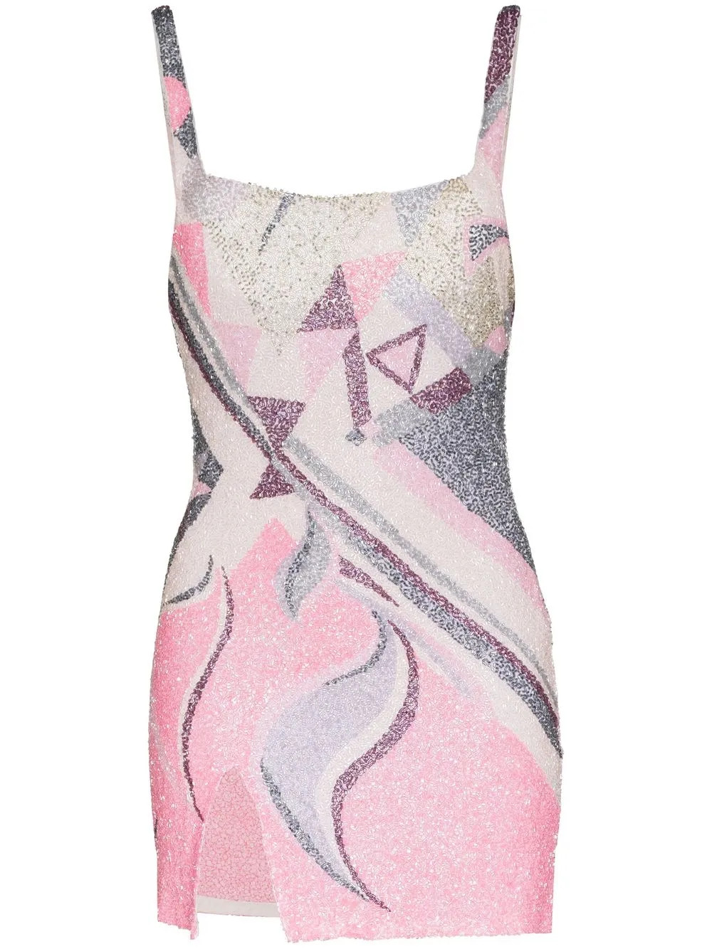 Oceanus Sofia Sequinned Mini Dress - Farfetch | Farfetch Global