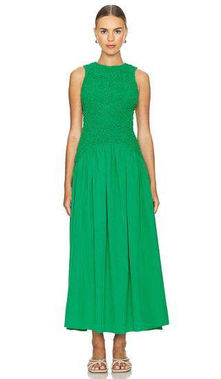 The Wolf Gang Marisol Maxi Dress in Green. - size M | Revolve Clothing (Global)