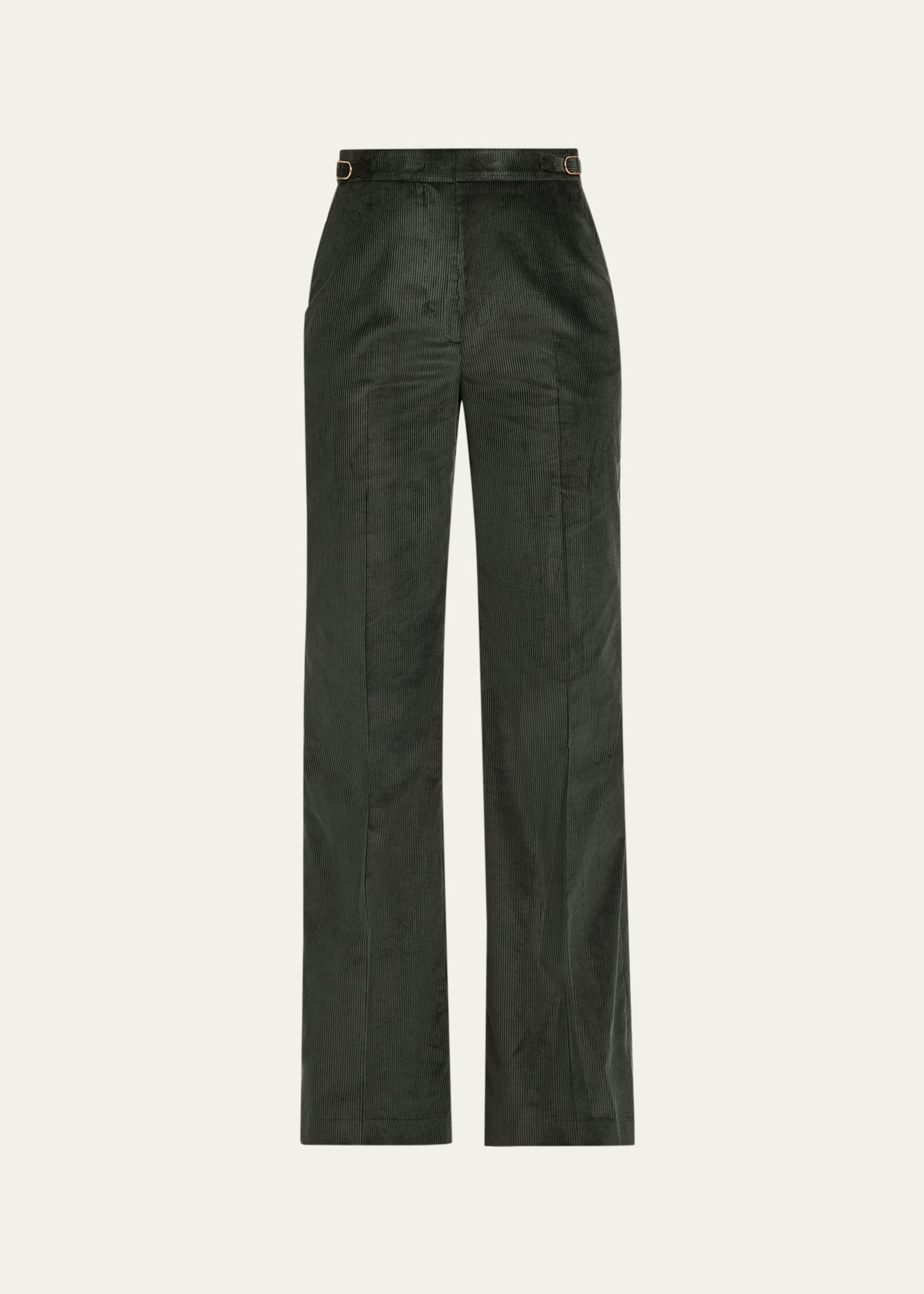 Gabriela Hearst Vesta High-Waist Cotton Corduroy Pants | Bergdorf Goodman