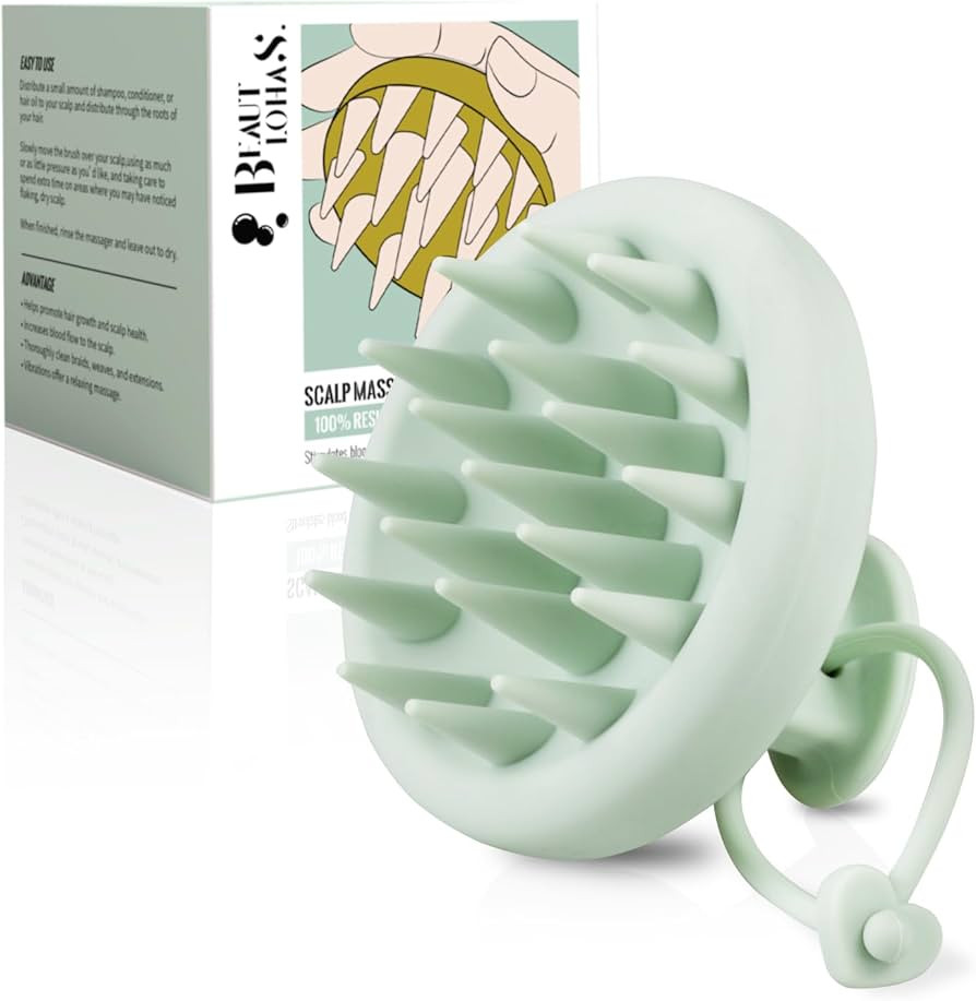 Kopfhaut Massagebürste,Kopfmassage Bürste, BEAUTLOHAS.Silikon Scalp Massager, Kopfhaut Massage ... | Amazon (DE)