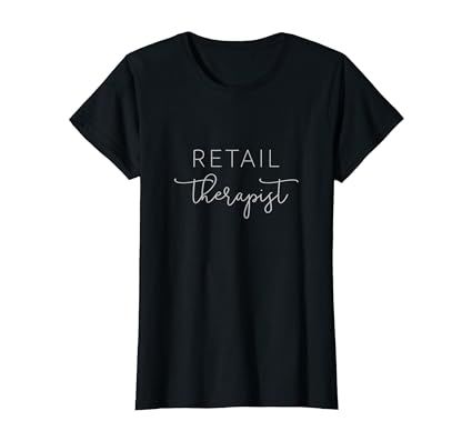 Retail Therapist | Trendy T Shirt for Shopping Lovers | Amazon (US)