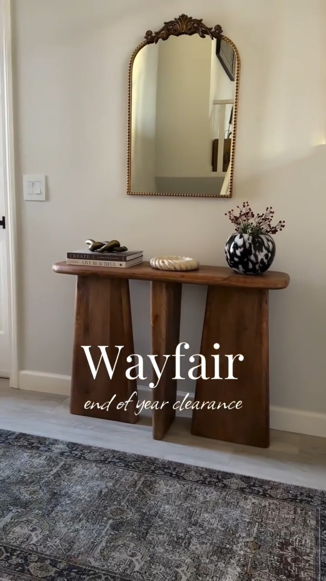 Your new year home refresh starts right now! It’s the @wayfair end of year clearance with up to 60% off and fast shipping. All these items in my home are on sale!

🔗Click on my LTK or Wayfair storefront in my bio to shop! OR comment “home” and I’ll send you the link to your DM!✨

#wayfair #wayfaircreator #wayfairelevate #wayfairfinds #homefinds #tvstand #arearug #entryway #livingroom #mirror #chandelier #lighting

#LTKSaleAlert #LTKHome