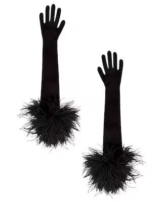 Feather Long Gloves | FWRD 