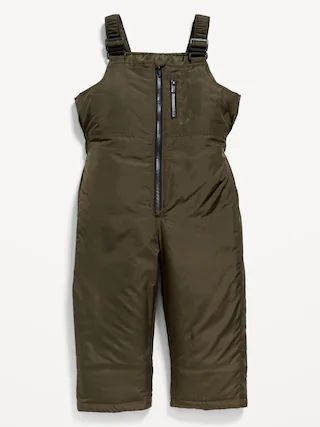 Unisex Water-Resistant Snow-Bib Overalls for Toddler | Old Navy (US)
