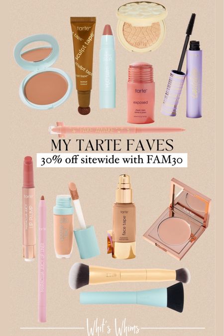 30% off Tarte with code FAM30 

#LTKbeauty #LTKstyletip