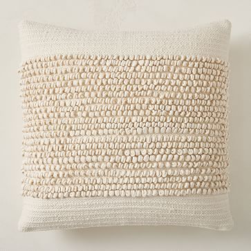 Soft Corded Banded Pillow Cover | West Elm (US)